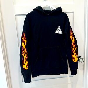 Palm Angels Flames Sweatshirt - Size Large